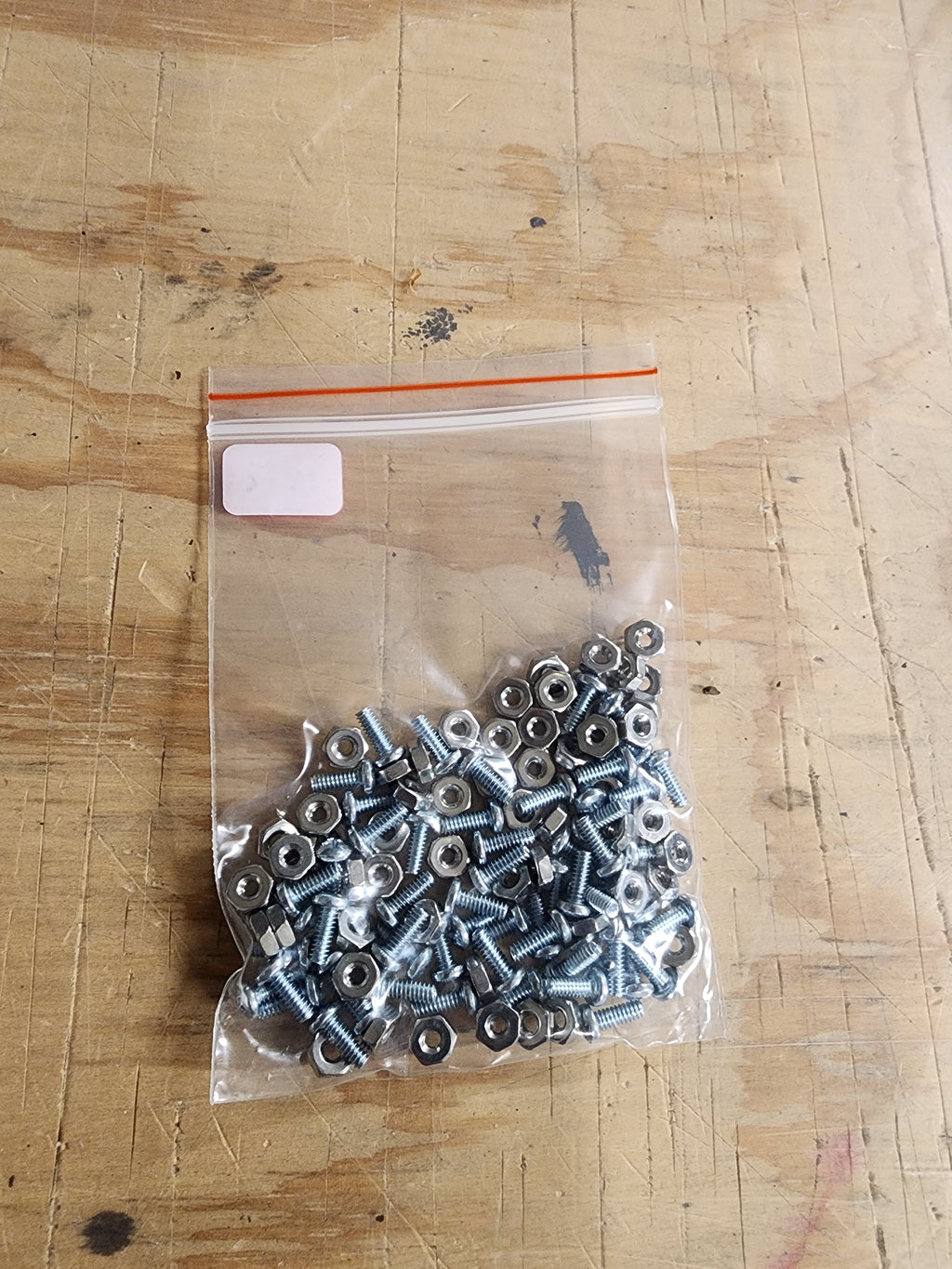 Hex Head bolts and locking nuts Stainless, Rc Dirt Oval, 50, Modified Body