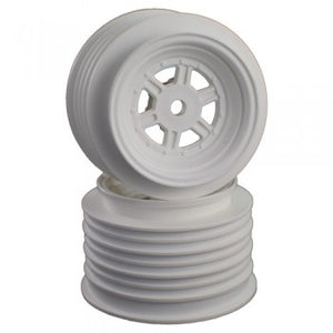 DE RACING GAMBLER FRONT WHEELS FOR MINI G6T  WHITE  DER-GSF-AW