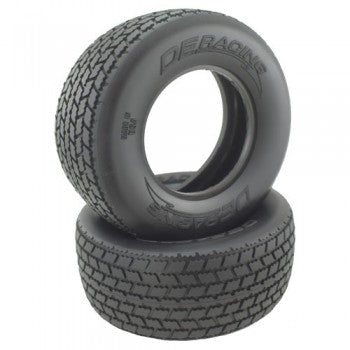 DE Racing Regulator Late Model Front D30 Super Soft Tires (Set) With Inserts – 1/10 Scale Off-Road
