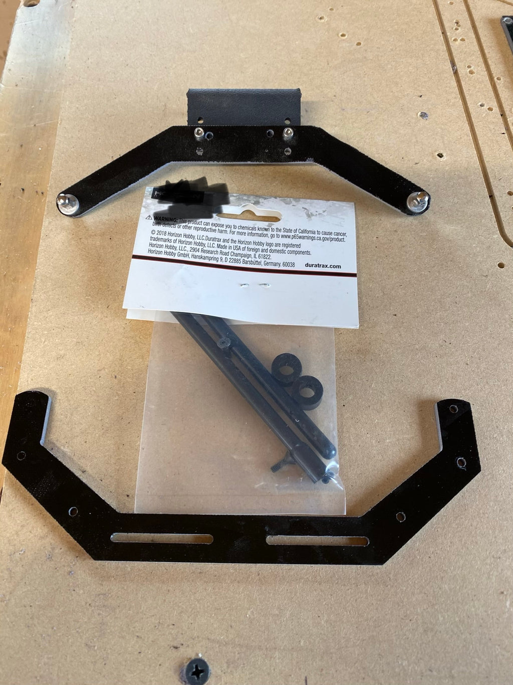 Universal mounts mid and rear for traxxas LCG chassis